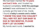 I Trusted My Husband of 13 Years Completely—Then One Day, the World Tilted Around Me When a Package with a Baby Onesie and a Letter Arrived #9