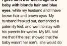 My Husband Walked Out on Us Over Our Baby’s Blue Eyes—What the DNA Test Revealed Left Him Speechless