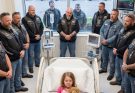 A 5-Year-Old Girl Quietly Accepted That She Would Be Sent Back Home by Morning, Believing No One Was Coming — Unaware That Headlights Were Already Cutting Through the Night as Twenty Bikers Raced Toward the Hospital Before Sunrise, Changing Her Fate Forever