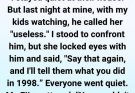 He Called Her ‘Useless’ — Then She Mentioned 1998 and the Room Went Silent