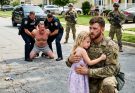 After a brutal two-year deployment, I came home without warning and walked straight into a nightmare. From the kitchen, I heard choking and gagging. When I got there, my fiancée had my 78-year-old mother by the hair and was forcing filthy foot-soaked water down her throat. She sneered, “Your son already signed this $2 million house over to me.” She thought I was never coming back. What she didn’t know was that the deed was worthless, and her little reign of terror was over the second I stepped through that door.