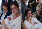 I held my newborn as my uncle entered and saw the marks on my neck. My husband smirked, “Just showing her who’s boss.” Then my uncle removed his hearing aids—and my father-in-law recognized his old military tattoo, turning pale with fear.