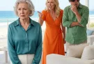 “Why did that old parasite show up?” – My daughter-in-law screamed at me in my own beach house. I smiled and said “It’s okay,” then handed her the eviction notice.