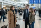 At the airport, I nearly dropped my suitcase when I saw my husband’s arm locked around a younger woman’s waist